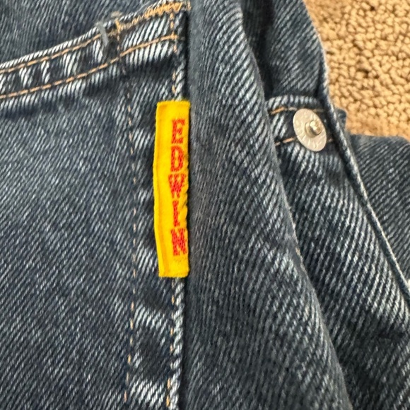 VINTAGE Edwin Denim French Classic Jeans Size 30x33 (tag) ~ Made In Japan - Picture 4 of 16